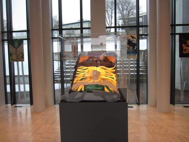 Kite book exhibition in Akureyri