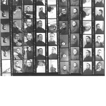 Picture of actor head shot proofs